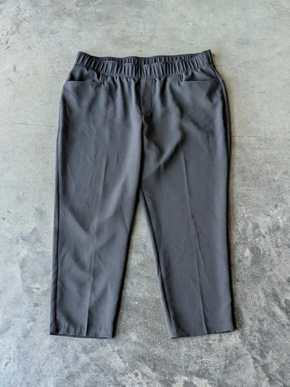 Universal Standard Go-Stretch Pant in Black Elastic Waist Trousers size 18/20